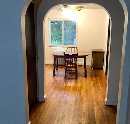 Archway from Living Room to Dining Room