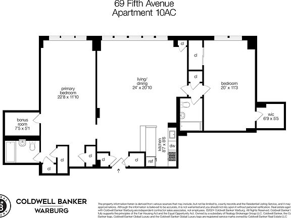 2nd image of 69 5th Ave #10AC