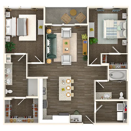 Floor plan B1c
