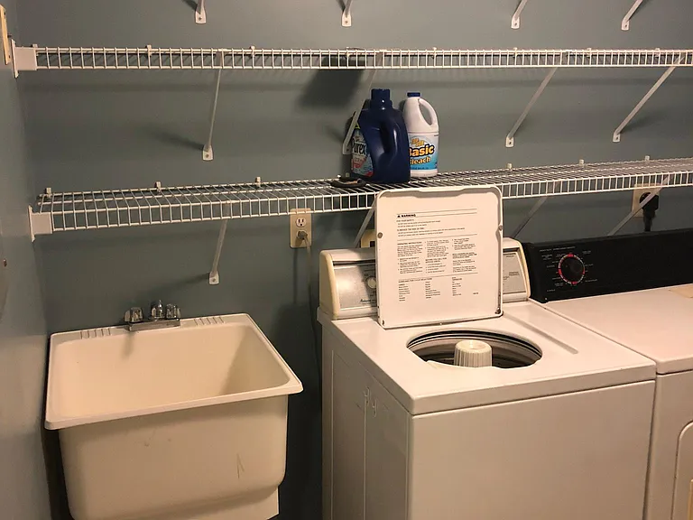 Laundry with storage