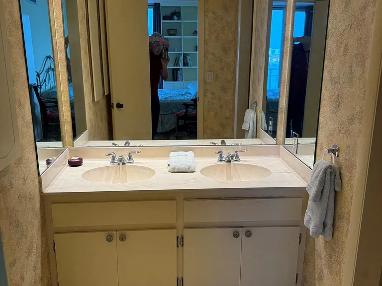 Master Batrhoom with Shower and Toilet to Right