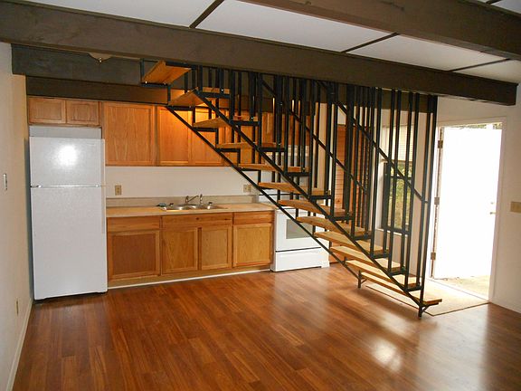 Living room and kitchen