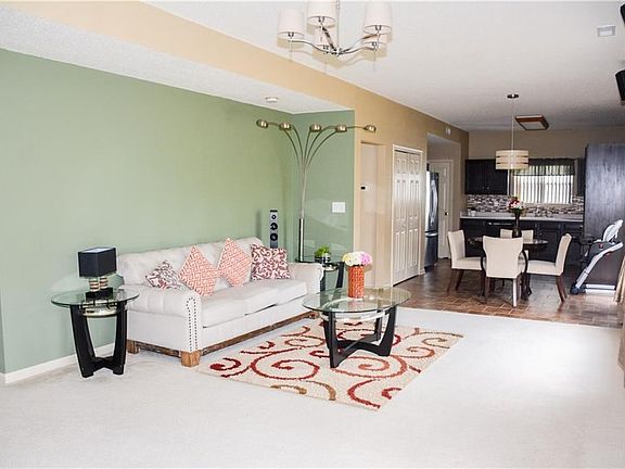 open living space.  Living room + Eat in kitchen.