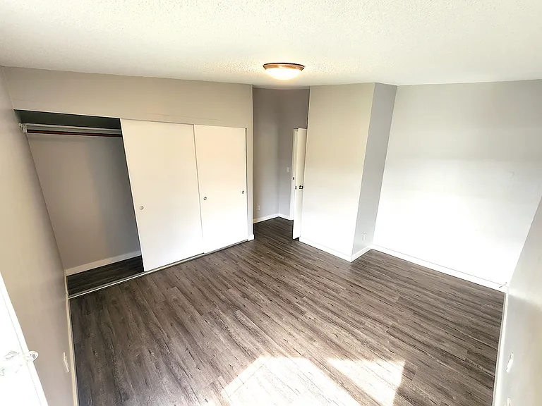 Large bedroom with large closet