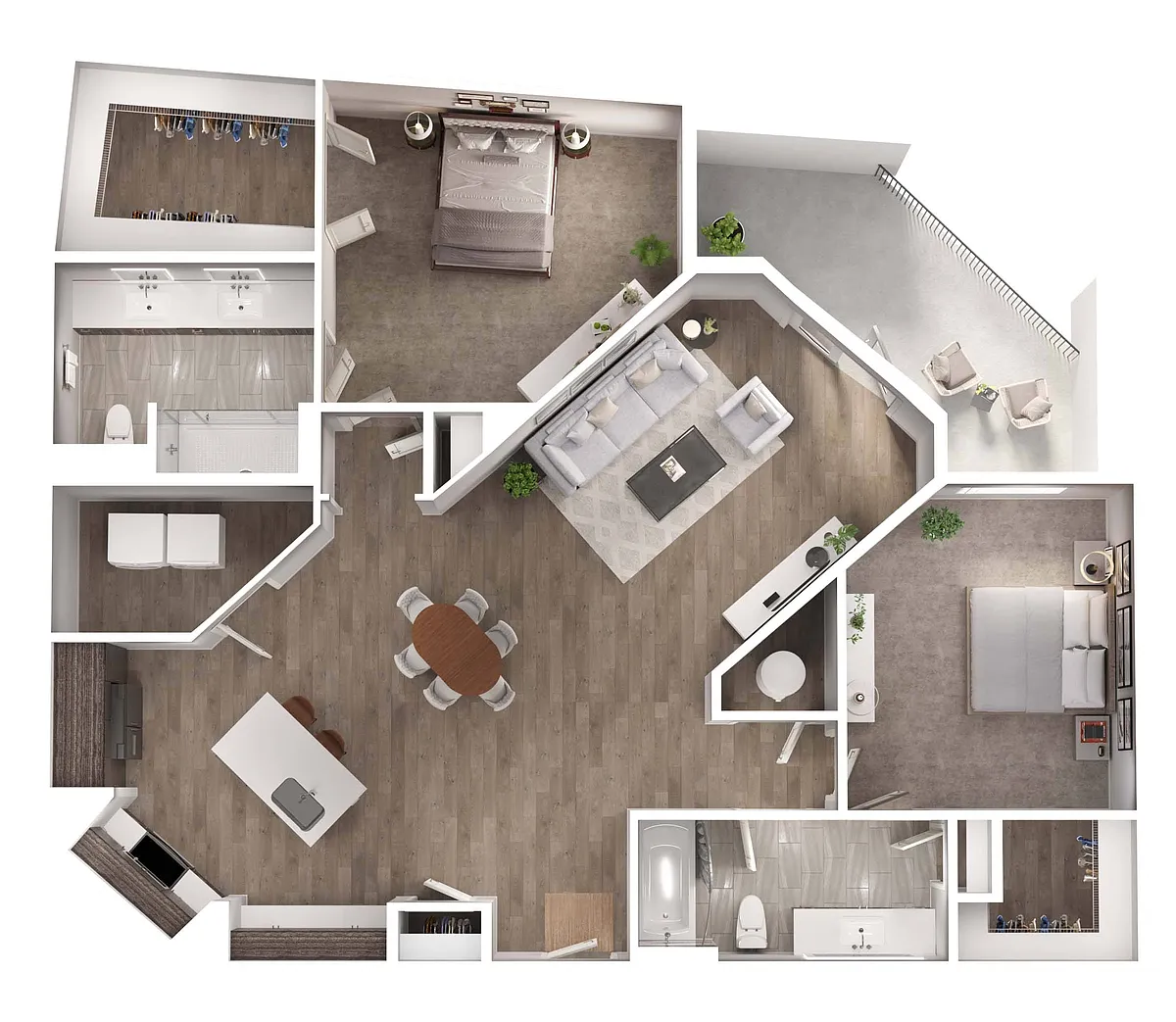 Floor plan B3