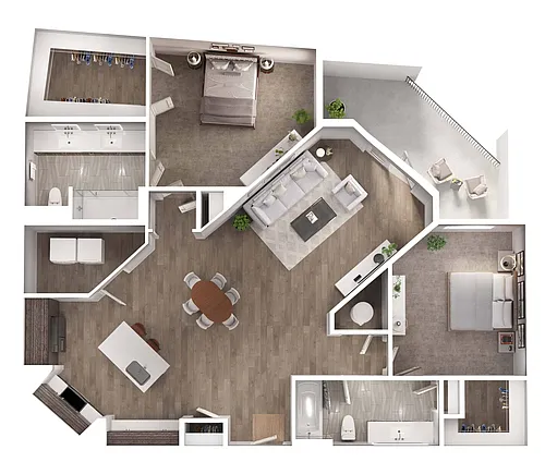 Floor plan B3