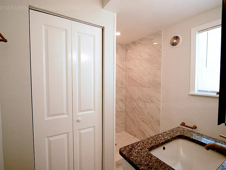 View of bathroom from doorway