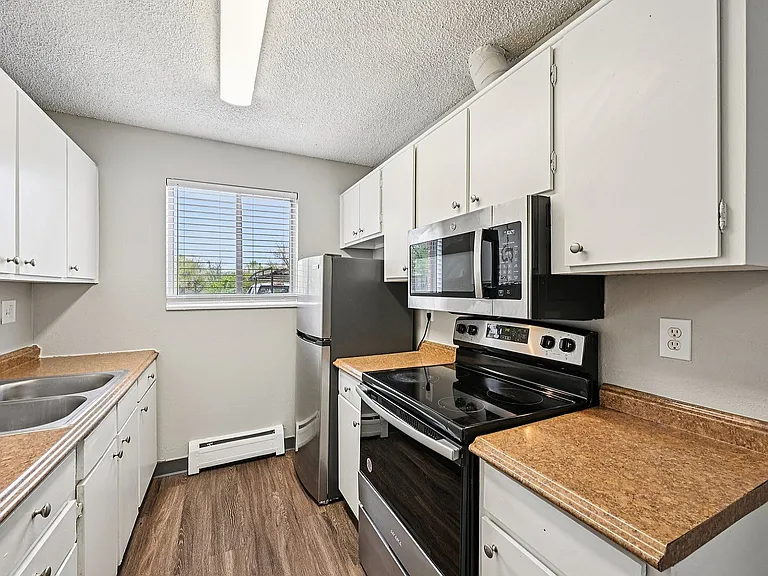 Modern galley kitchen