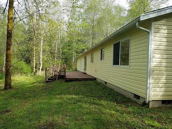 rear of home