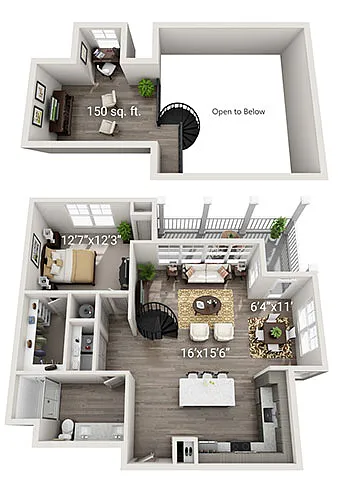 Floor plan A2 - Loft