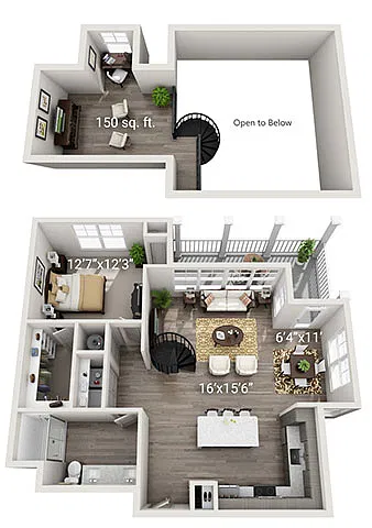 Floor plan A2 - Loft