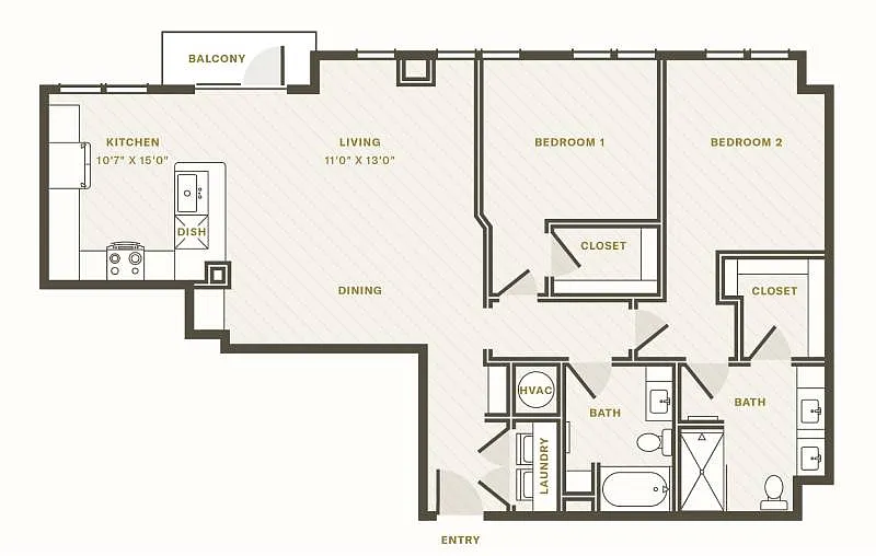 Floor plan The New Urban