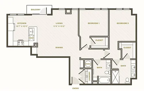 Floor plan The New Urban