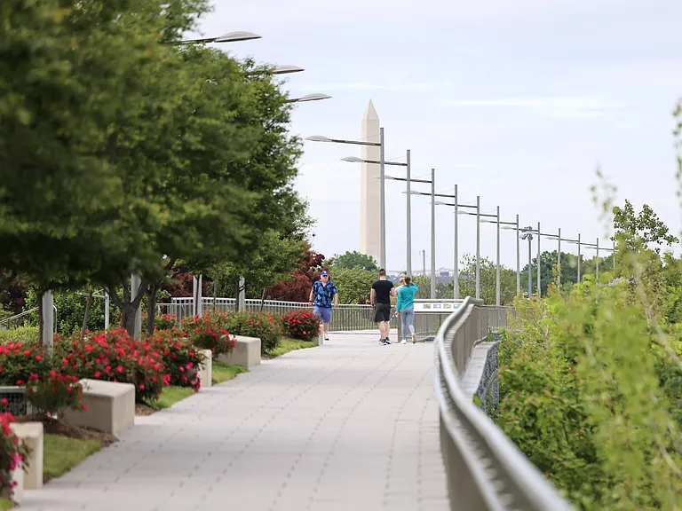 Walkable city with many nearby paths
