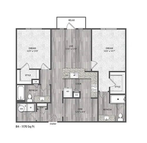 Floor plan B4