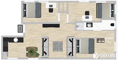 Rented by Oxford Property Group