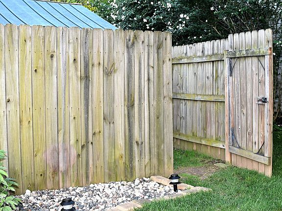 Fenced-In Backyard