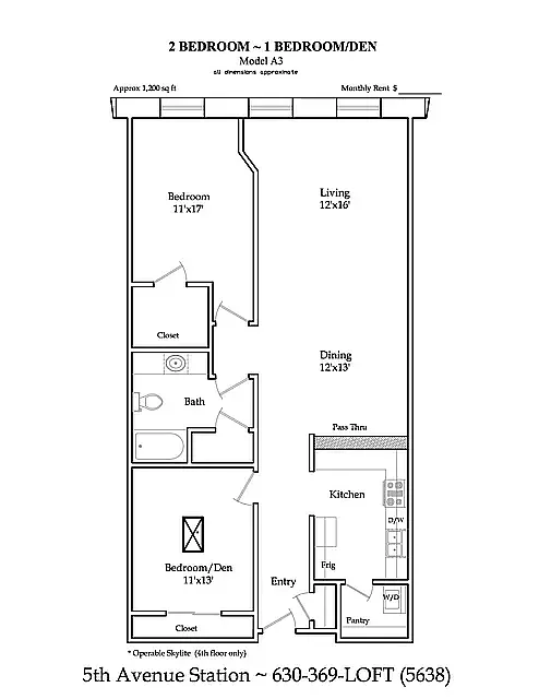 Floor plan A3-R
