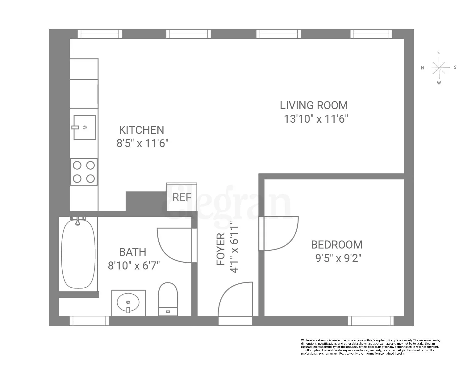 164 Orchard Street #2E in Lower East Side, Manhattan