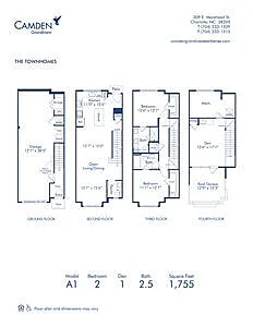 Floor plan A1 - Townhome