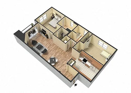 Floor plan Santorini