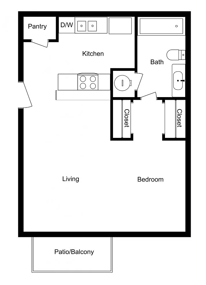 Floor plan Studio