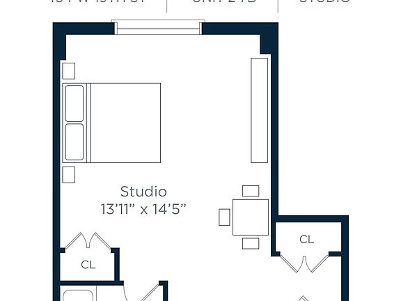 2nd image of 434 W 19th St APT 5B
