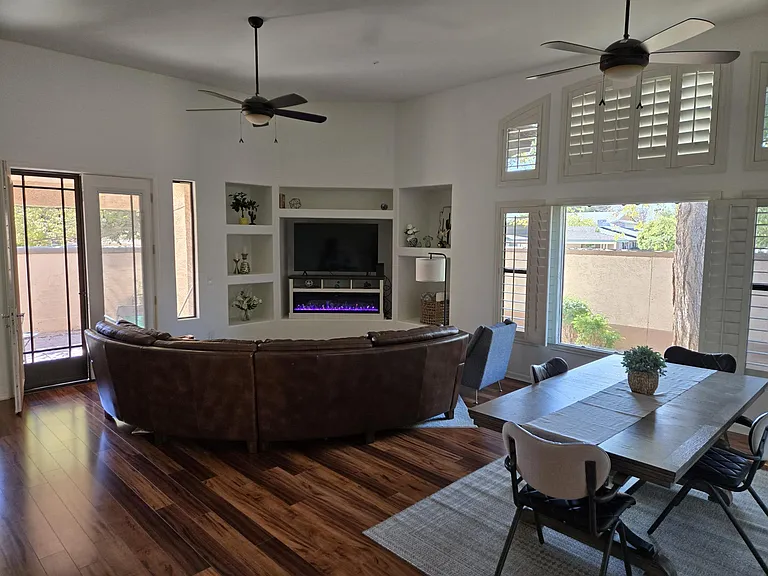 living and dining room