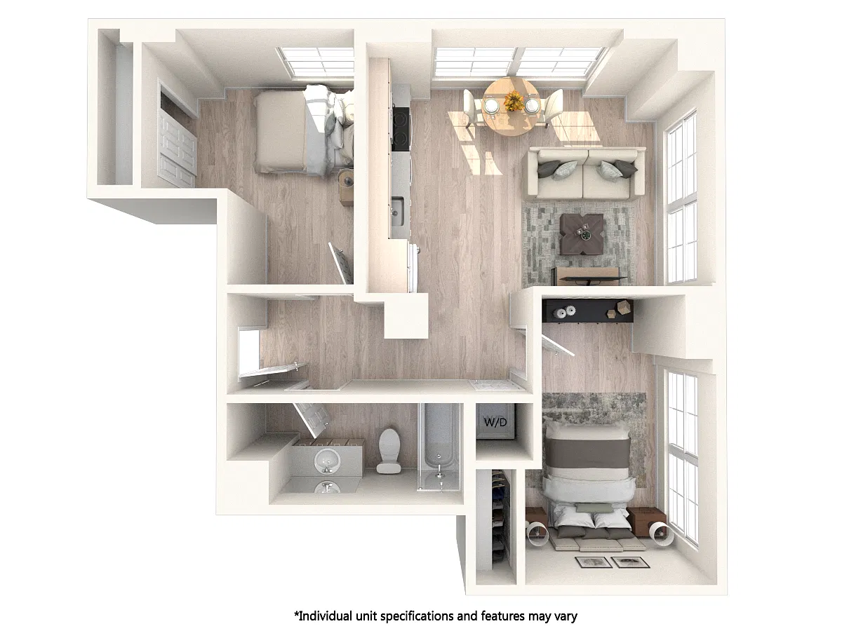 Floor plan 2X1 A