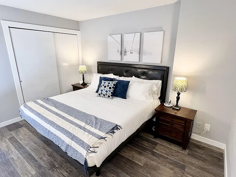 Bedroom 1: King Bed (1st floor) plus Sectional Couch