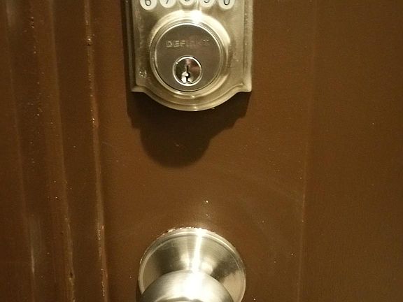 Key pad entrance