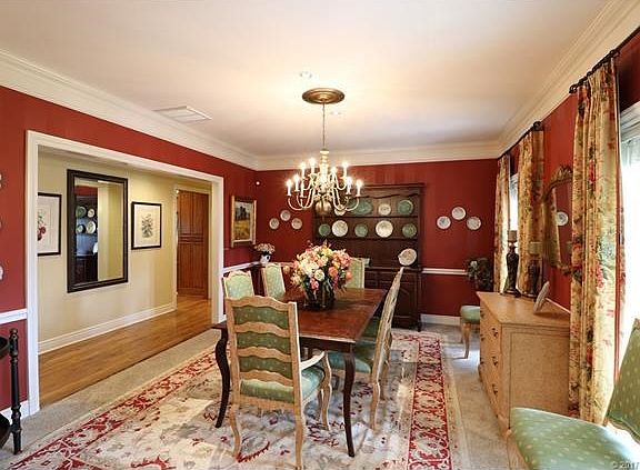 Formal Dining Room from Entry Hall