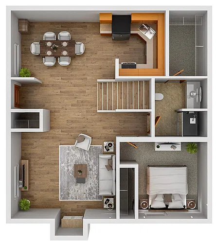 Floor plan B1