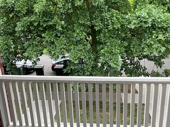 This was taken from a second-floor apartment, every apartment has its own great front porch