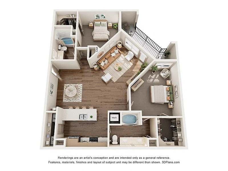 Floor plan B3a