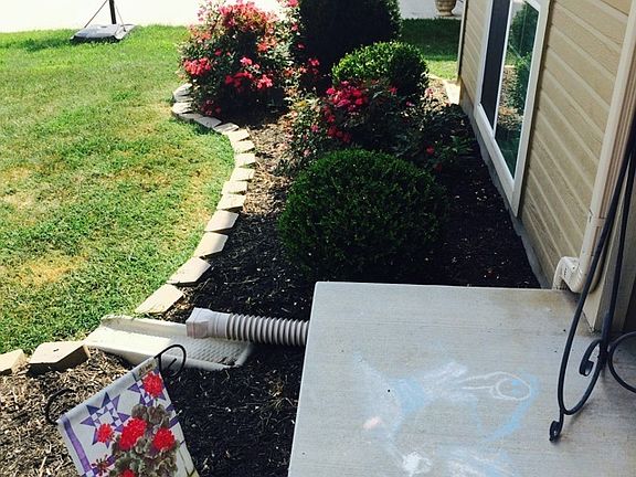 Front Landscape beds