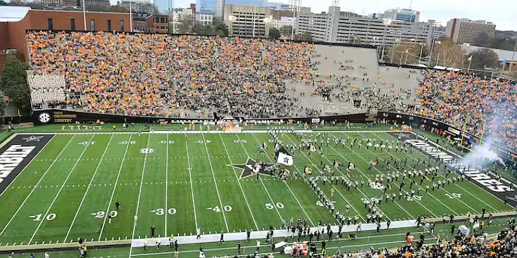 Walking distance to First Bank Stadium where the Vanderbilt Commodores play.