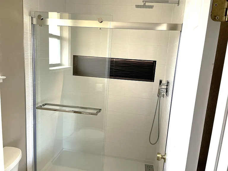 Updated master bathroom