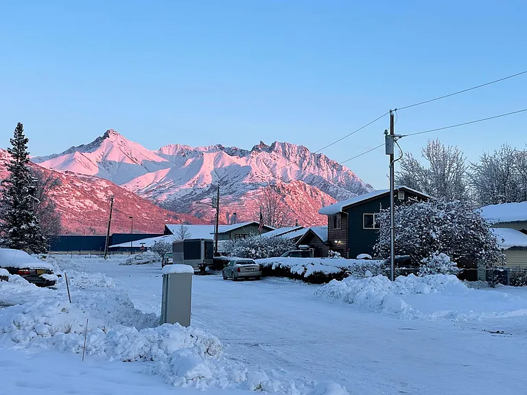 View from the front yard