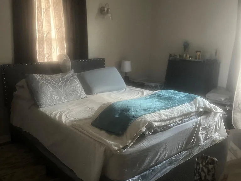 Large main bedroom, large enough for a king bed