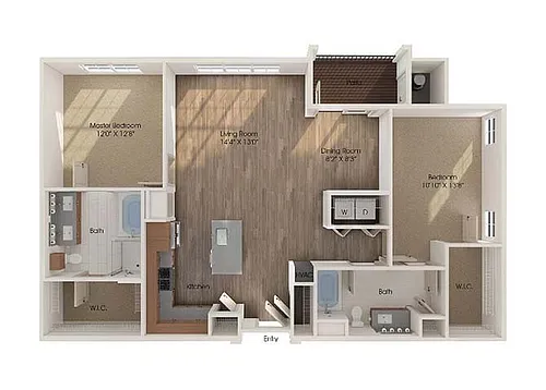 Floor plan B3
