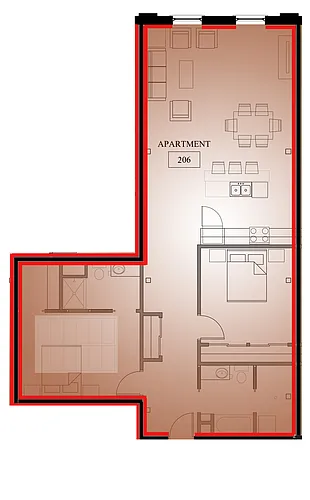Floor plan 206 Workforce