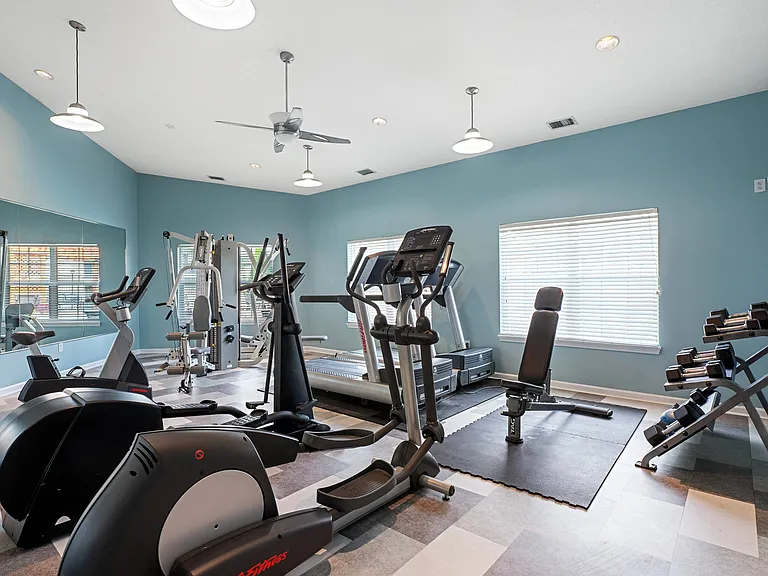 Fitness Center with Free Weights and Cardio