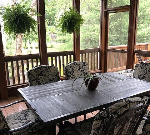 Beautiful screened in porch