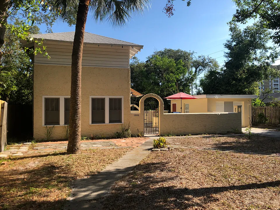 Two bed room 1.5 bath main house on left and studio Mother in Law suite on right