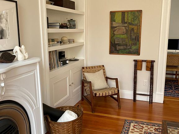 bookcase in living room