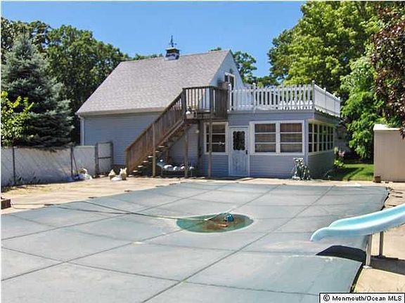 View of the backyard looking towards the house