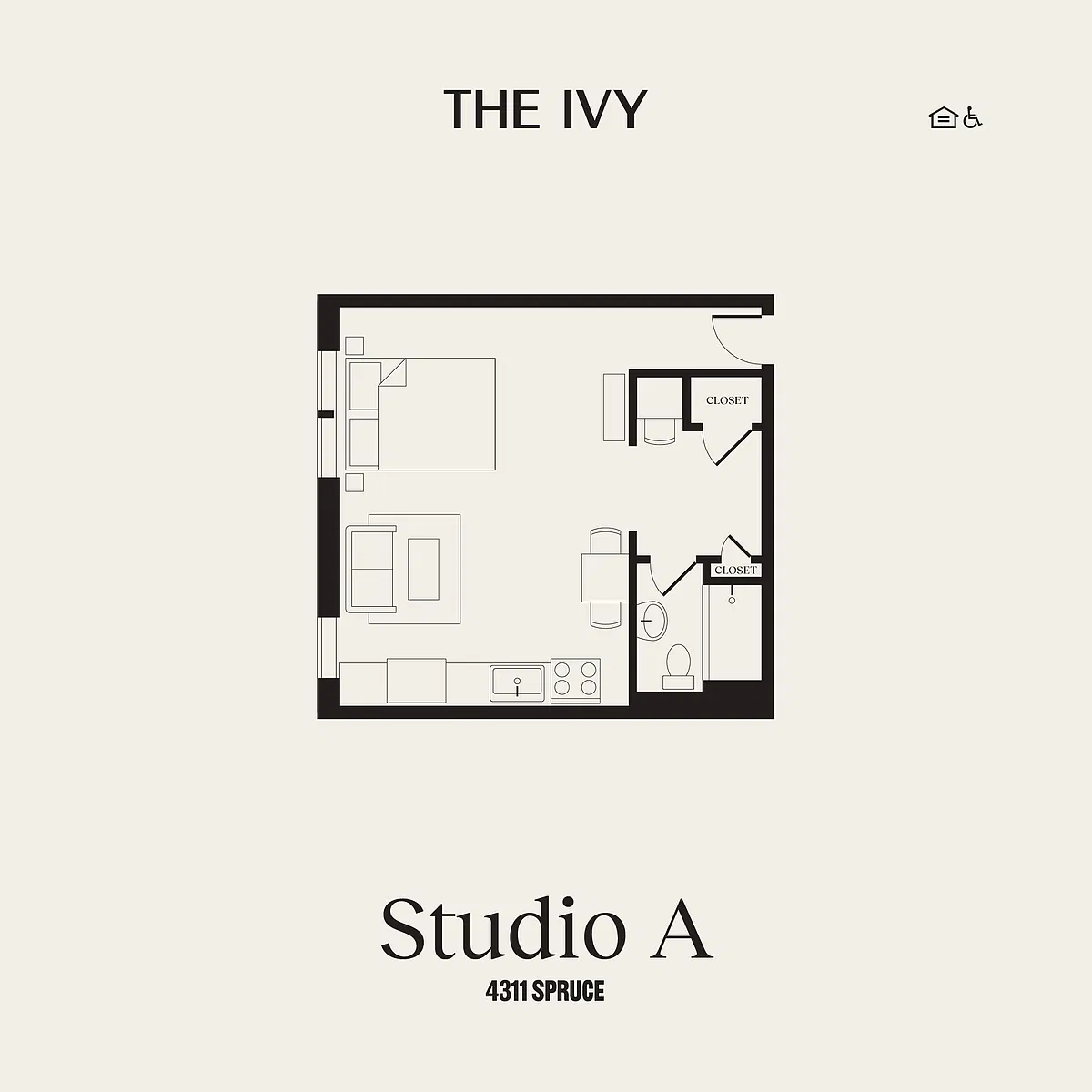 Floor plan 4311- Studio A