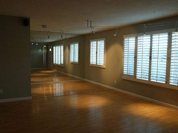 Living room and dining room