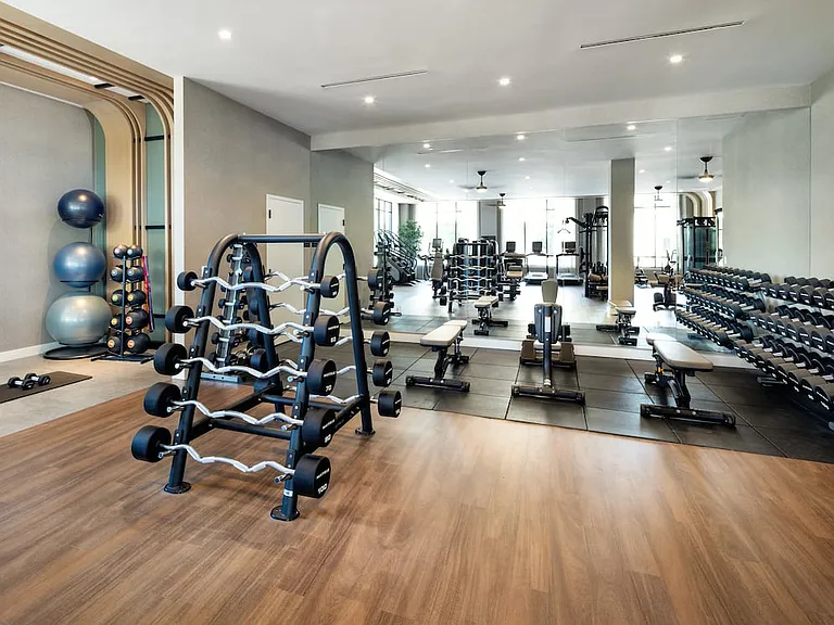 State-of-the-art fitness center